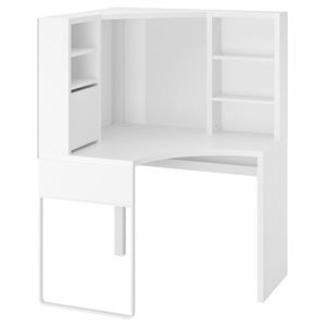 White Ikea Corner Desk
